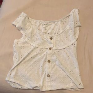 Off Shoulder white top